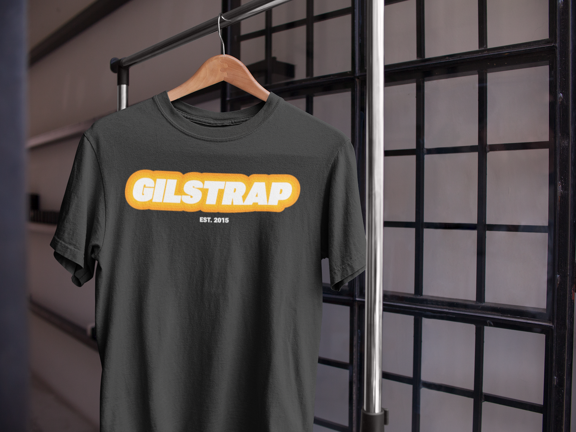 Gilstrap 001 – Short Sleeve Black Tee