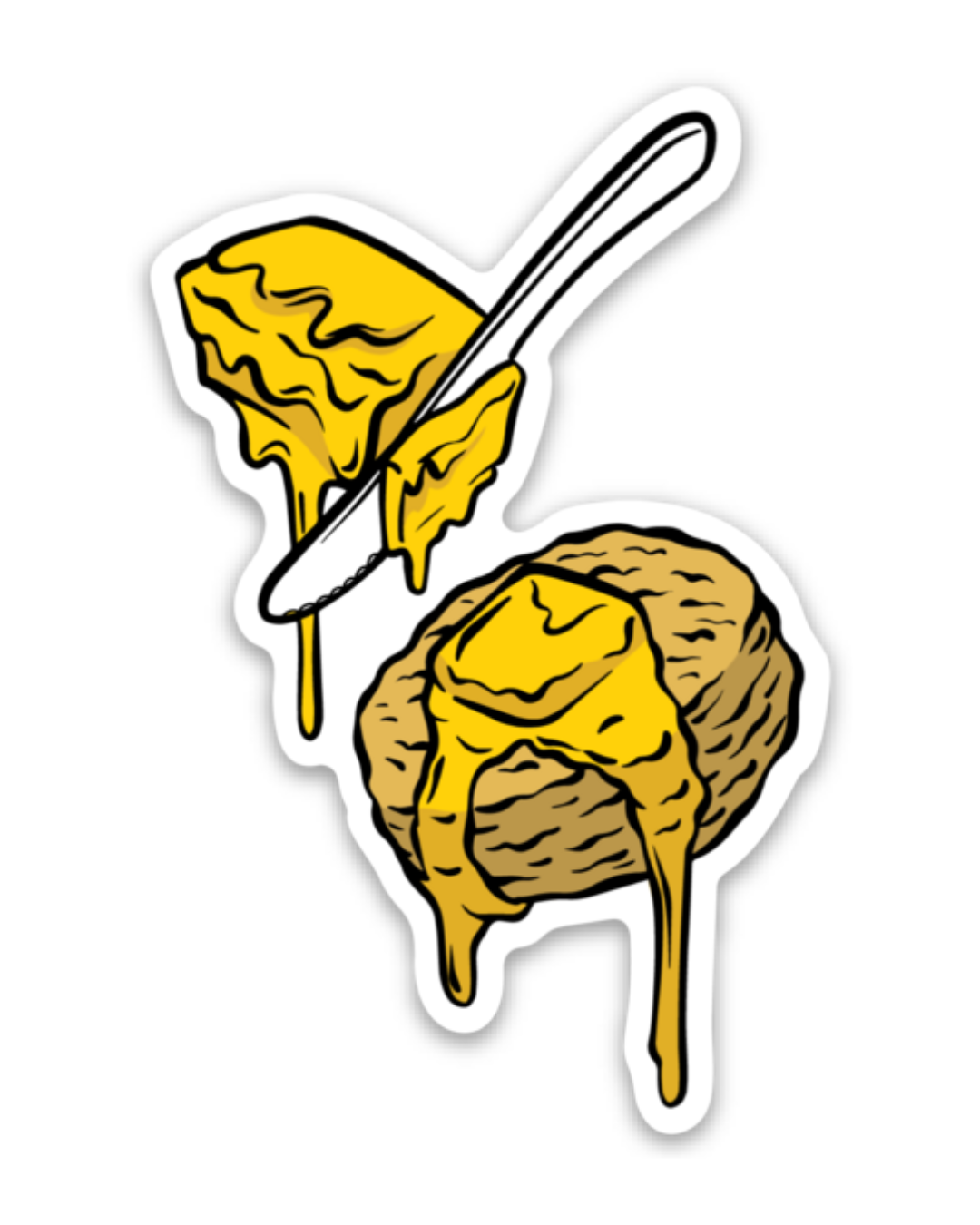 Buttered Biscuit Logo Sticker