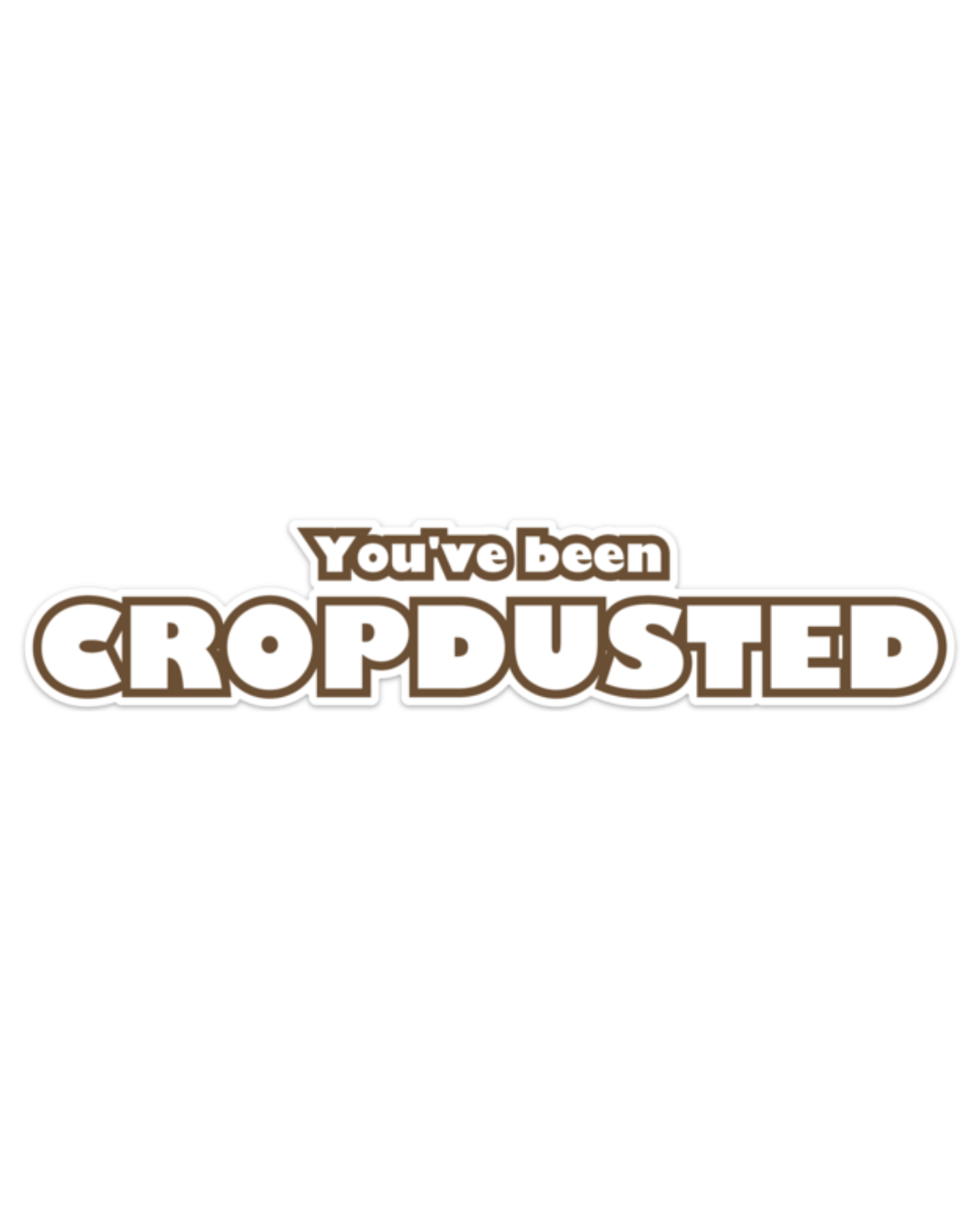 Cropdusted Bumper Sticker